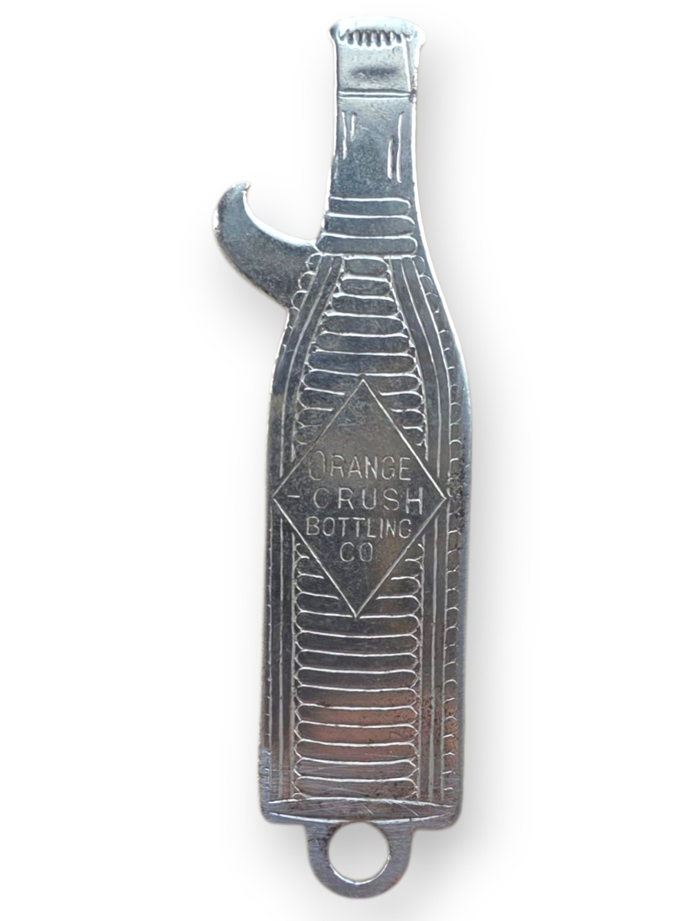 Orange Crush Bottling Co Advertising Figural Bottle Shaped Bottle Opener 1940's